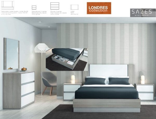 Quarto de Casal _ 2 coleção Londres